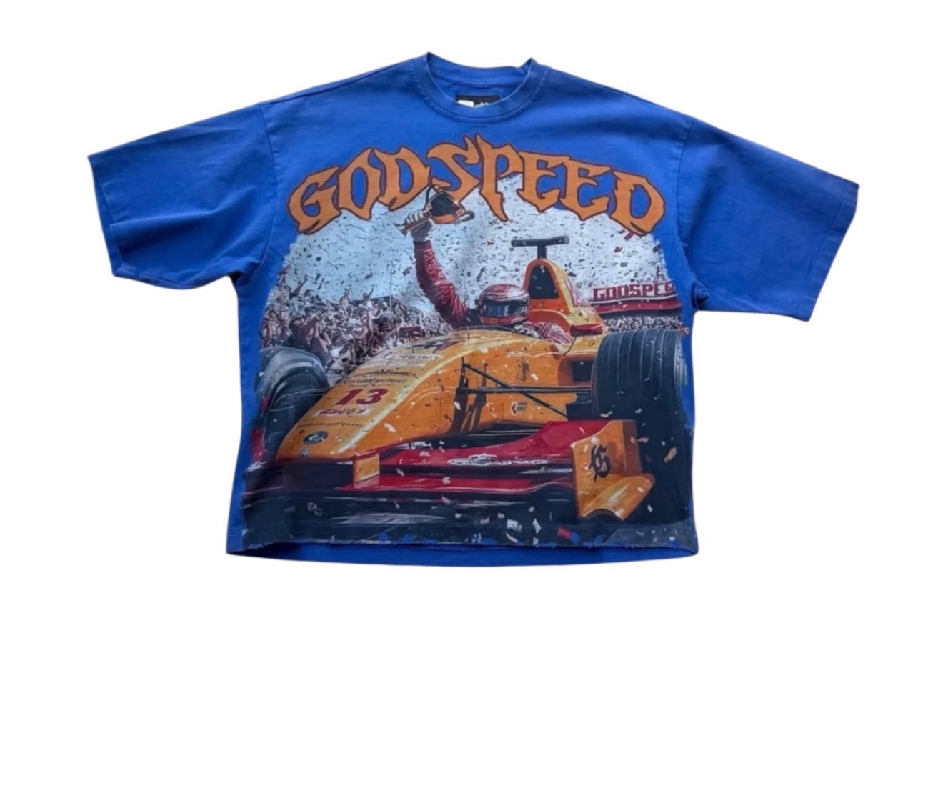 Godspeed F1 Finishline Blue Wash T-Shirt