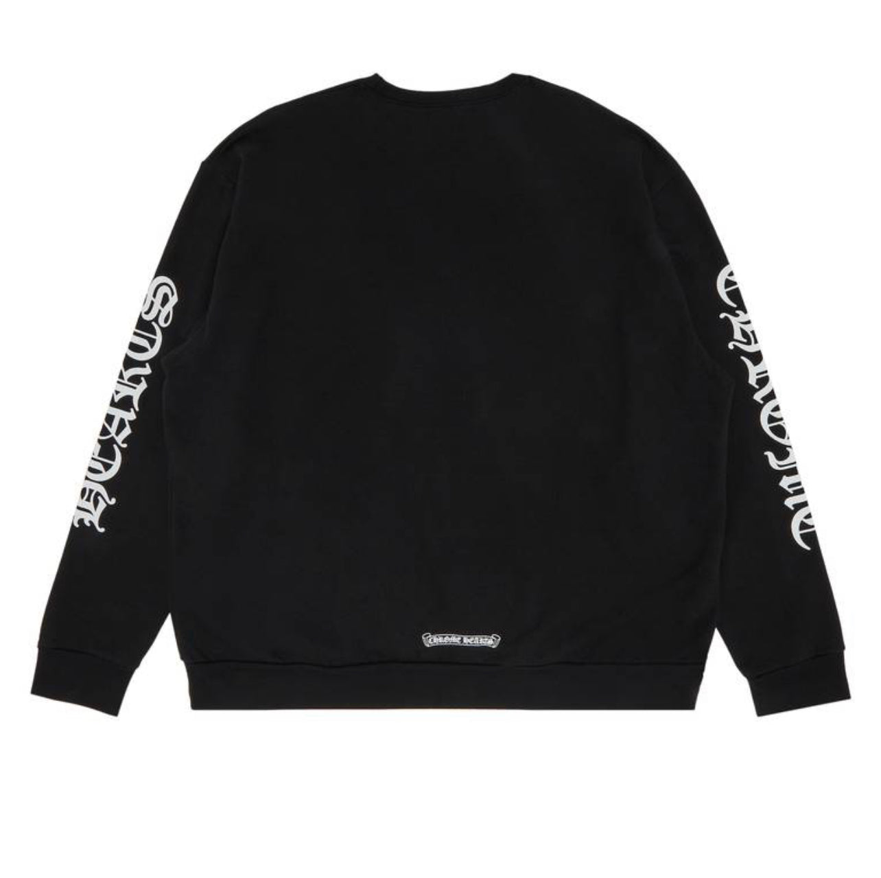 Chrome Hearts Neck Logo Crewneck Sweatshirt 'Black'