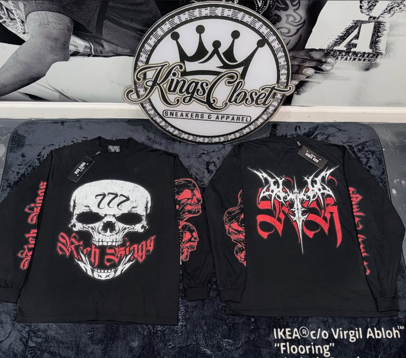 Rich Kings Triple 7 Long Sleeve Shirt