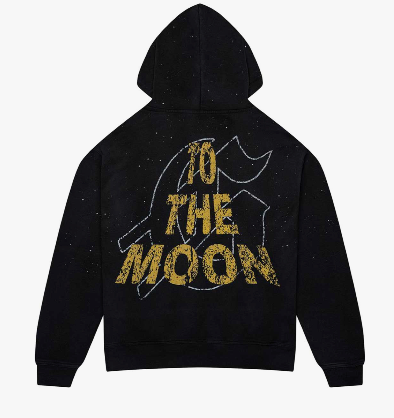 GODSPEED NO LOOKING BACK HOODIE BLACK/YELLOW