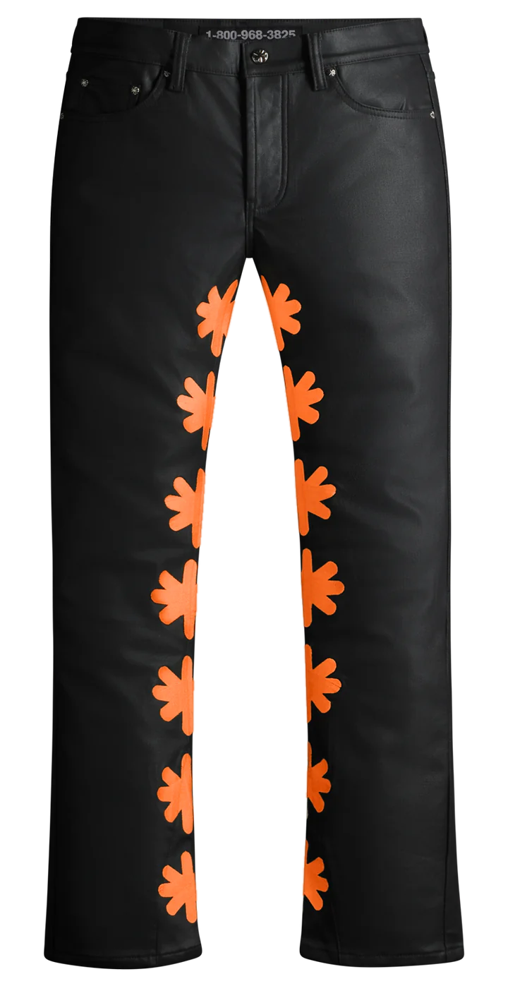 LOSTSHDWS WAX PANT (ORANGE)