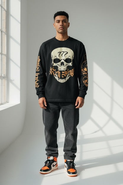 Rich Kings Triple 7 Long Sleeve Shirt