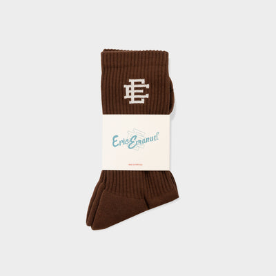 EE SOCKS (BROWN)