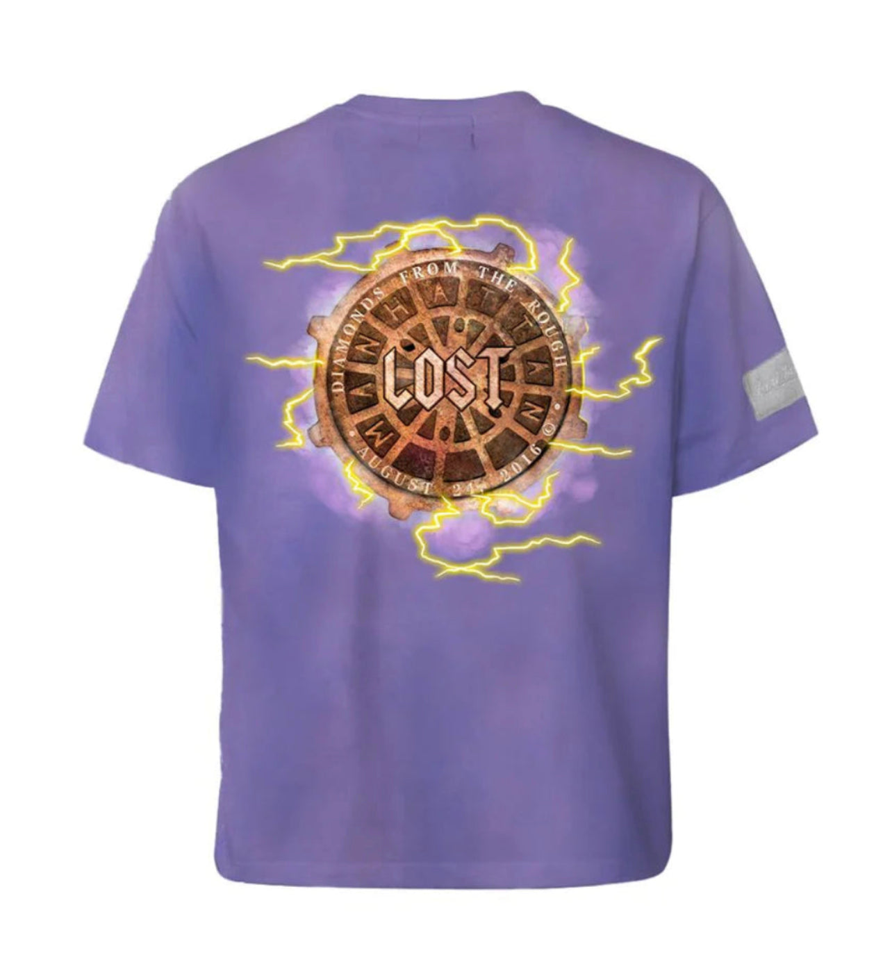 LOST "LAVENDER NYC LIGHTNING" T-SHIRT