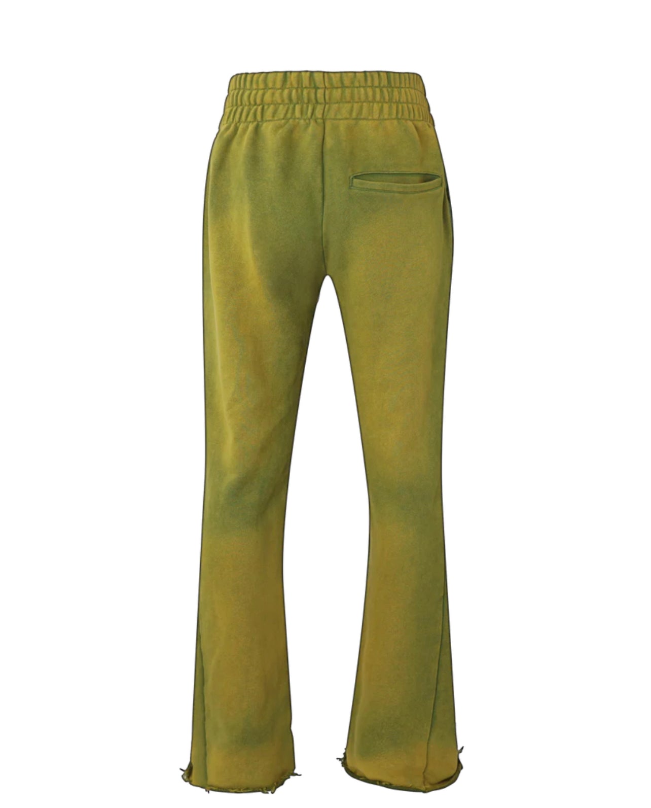 LOST INTRICACY "GREEN" FLARE SWEATPANTS