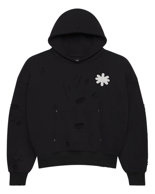 LOST SHDWS DISTRESSED LOGO HOODIE