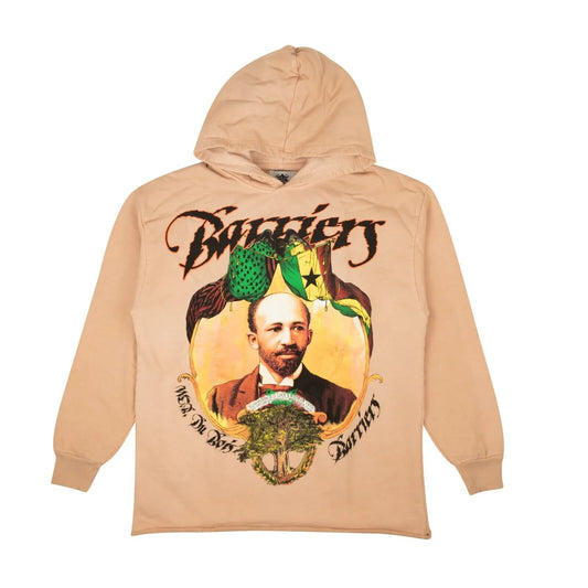 BARRIERS PEACH COTTON W.E.B GRAPHIC HOODIE